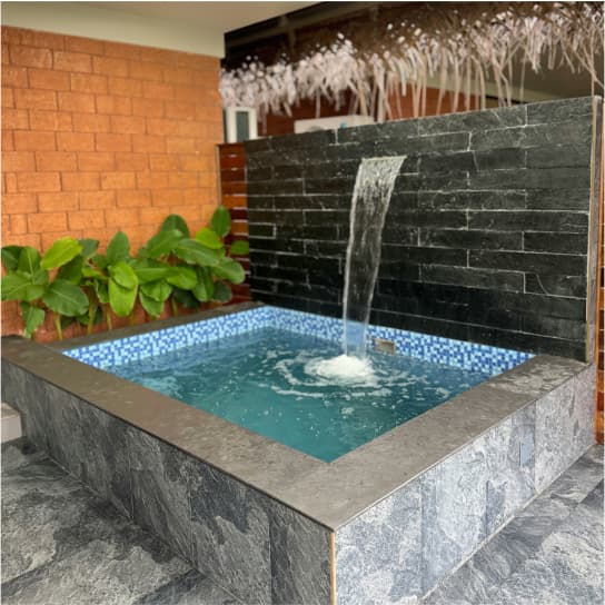 Tira Beach Resort Private Plunge Pool Private plunge pool at Tira Beach Resort surrounded by nature